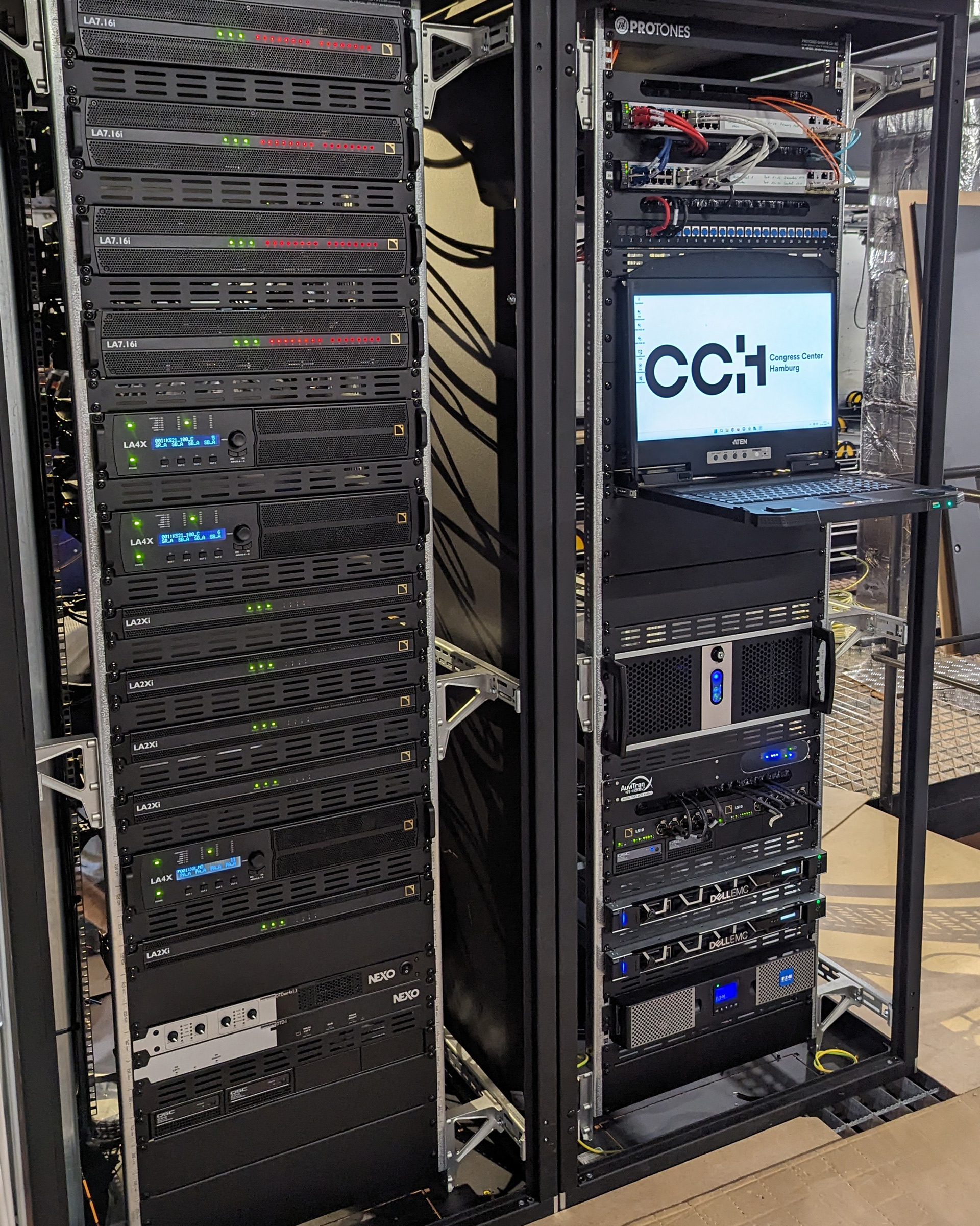 steuergeräte medientechnik von protones systems im cch